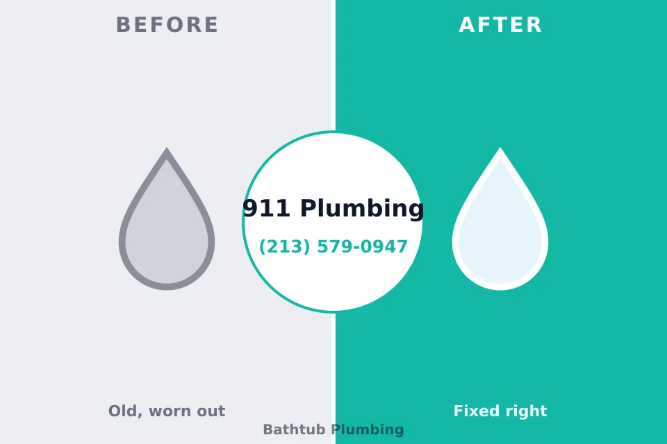 Before and after: plumbing repair Portland, TN